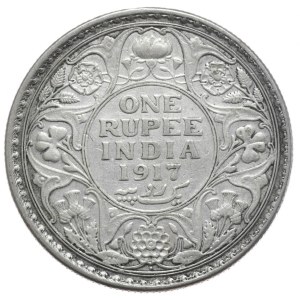 Indie, 1 Rupia, 1917r.