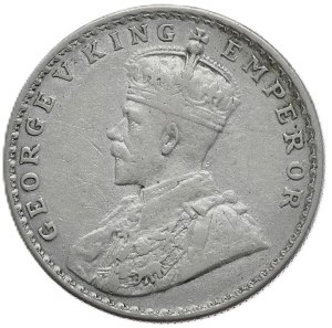 India, 1 Rupee, 1917.
