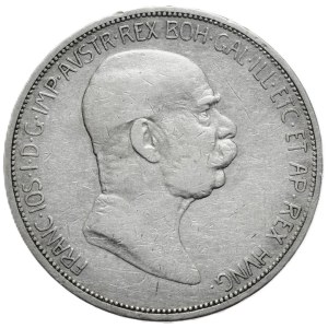 Austro-Węgry, 5 koron, 1908r.