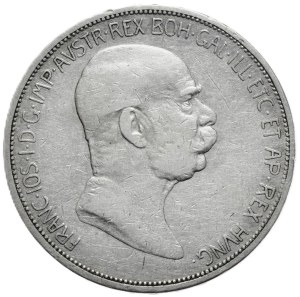 Austria-Hungary, 5 crowns, 1908.