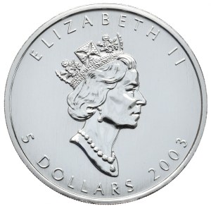 Canada, $5, 2003, Leaf