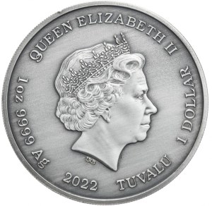 Tuvalu, $1, 2022, Hera