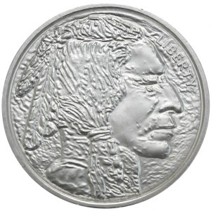 USA, buffalo, 1 oz, 999 Silver (Dead Indian)