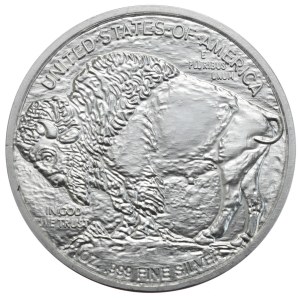 USA, bizon, 1 oz, Srebro 999 (Dead Indian)