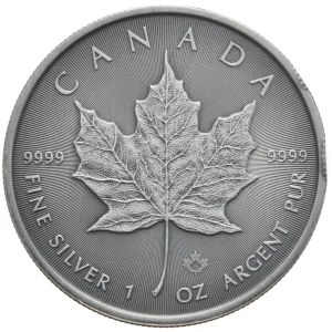 Kanada, 5 Dolarów, 2024r., Liść, Antic