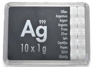 Bar 10x1g, Valcambi