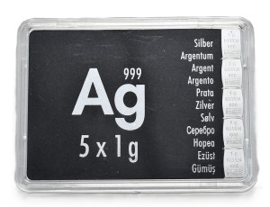 5x1g bar, Valcambi