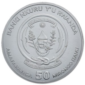 Rwanda, 50 Francs, 2021, Sedov