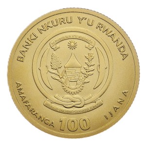 Rwanda, 100 Franków, 2025r.