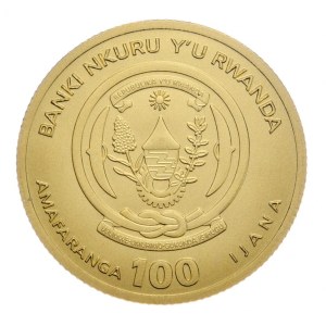 Rwanda, 100 Franków, 2025r.