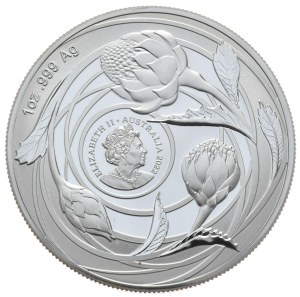 Australia, $1, 2022, Waratah