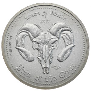 Ghana, 5 Cedis, 2015r., Rok Kozy