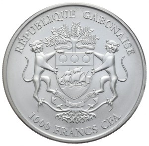 Gabon, 1000 Francs, 2017, Year of the Rooster