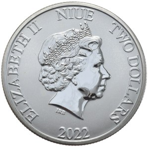Niue, 2 Dolary, 2022r., AquaMan