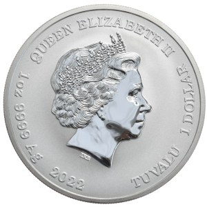 Tuvalu, 1 Dolar, 2022r., Ryu, Kolor