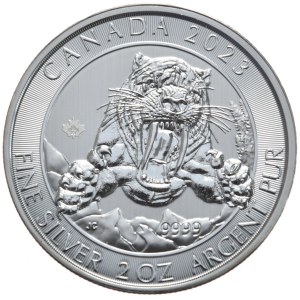 Kanada, 10 Dolarów, 2023r., 2oz.