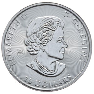 Kanada, 10 Dolarów, 2023r., 2oz.
