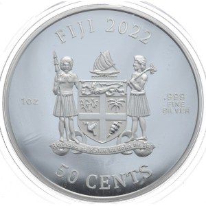 Fidżi, 50 Centów, 2022r., Pies