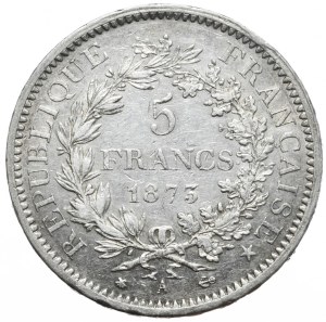 France, 5 francs, 1873, Hercules