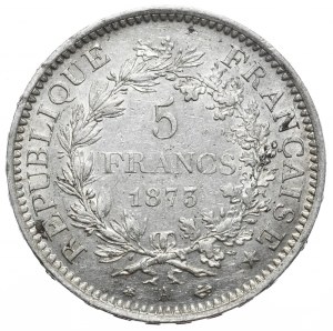 France, 5 francs, 1873, Hercules