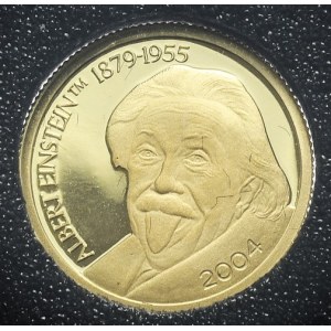 Mariany Północne, 5 Dolarów, 2004r., A. Einstein