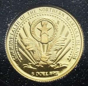 Northern Mariana Islands, $5, 2004, A. Einstein
