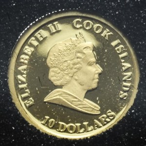Wyspy Cooka, 10 Dolarów, 2009r., Oskar II