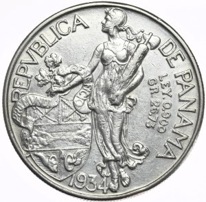Panama, 1 Balboa, 1934.