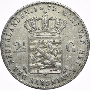 Holandia, 2½ Guldena, 1872r.