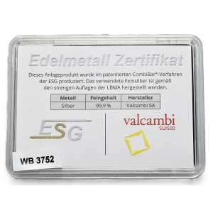 Sztabka 10x1g, Valcambi