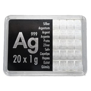 Bar 20x1g, Valcambi