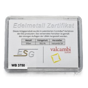 Bar 20x1g, Valcambi