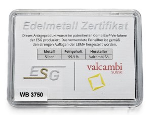 Bar 20x1g, Valcambi