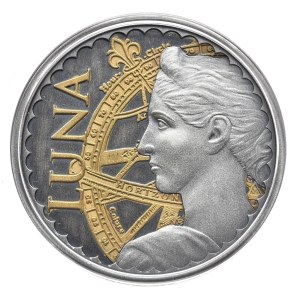 Luna premium, collectible, 1oz, Antique/Gold, No. 391/500
