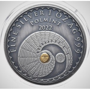 Luna premium, collectible, 1oz, Antique/Gold, No. 391/500