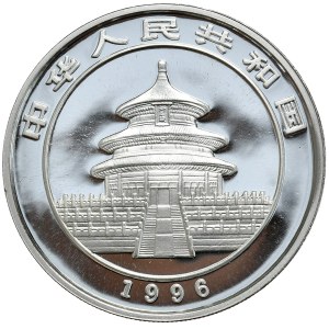 Chiny, Panda, 1996r., 1oz., mała data