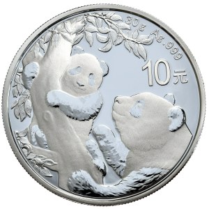 China, Panda, 2021, 30g, Ag 999