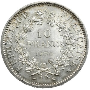 Francja, 10 franków Herkules 1970