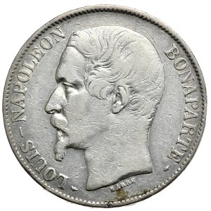Francja, 5 Franków, 1852r.