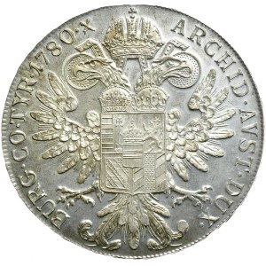 Austria, Maria Theresa, thaler 1780, new minting, proof like