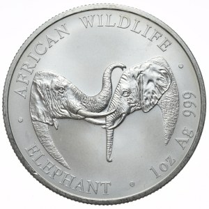 Zambia, 5000 Kwacha, 2002r., Słoń, Rzadki