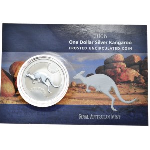 Australia, Kangaroo 2006, 1 oz, Ag 999, RAM, Original blister