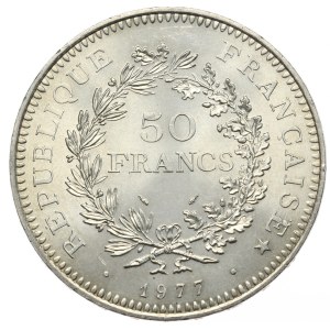 Francúzsko, 50 frankov, 1977, Hercules