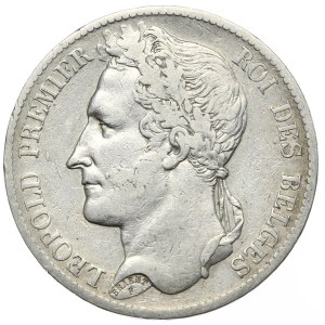 Belgium, 5 Francs, 1833, rare, early vintage