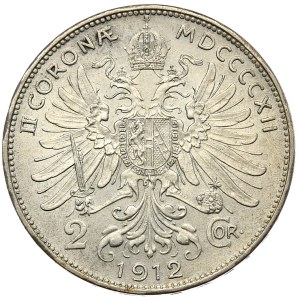 Austria, 2 crowns 1912