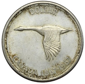 Canada, $1, 1967.