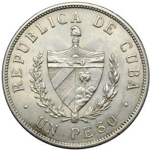 Cuba, 1 Peso, 1933.