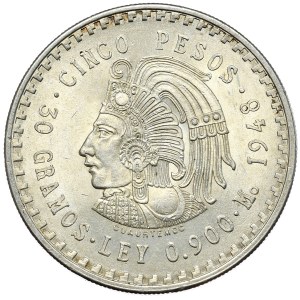 Mexiko, 5 pesos, 1948.