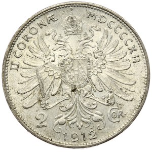 Austria, 2 crowns 1912