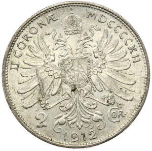 Austria, 2 crowns 1912